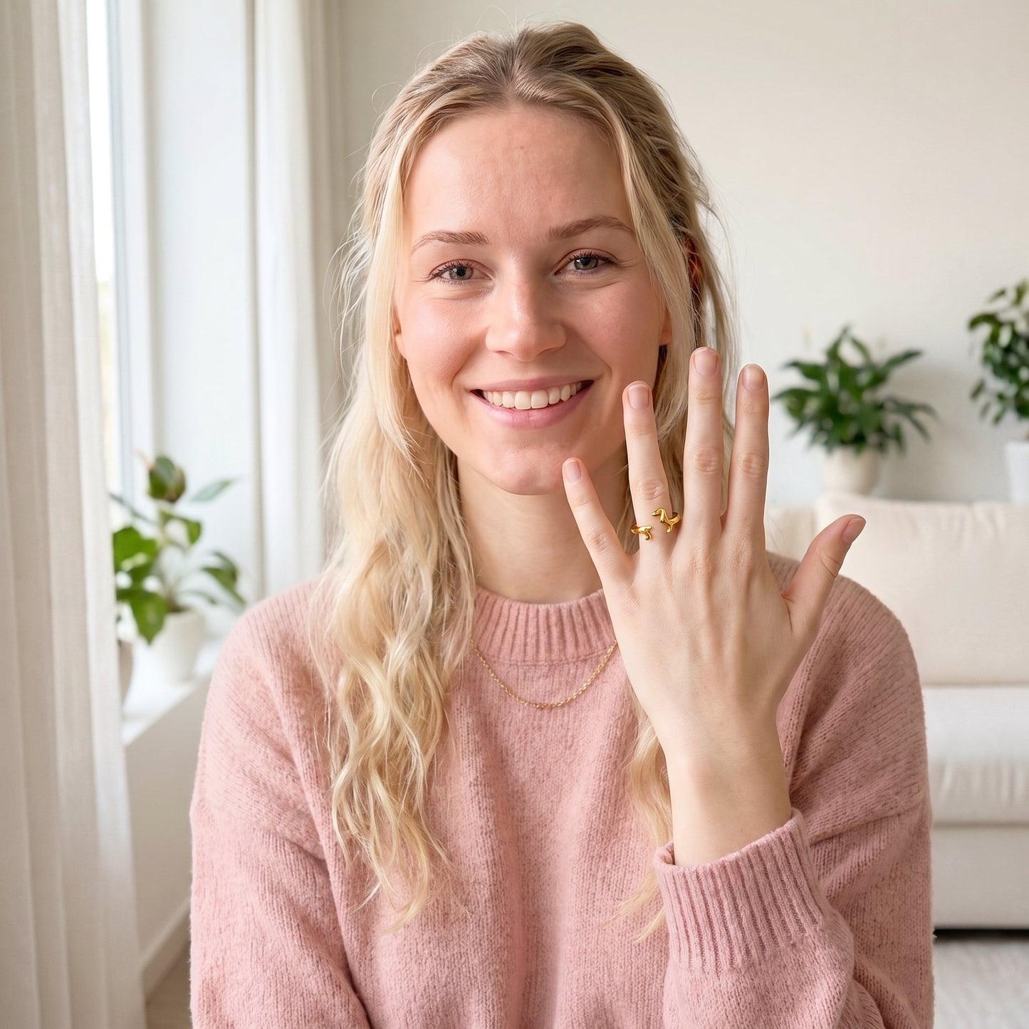 Handgemaakte Teckel Ring