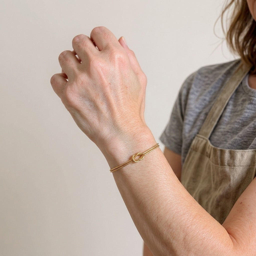Forever Knoop Armband - handgemaakt in Amsterdam