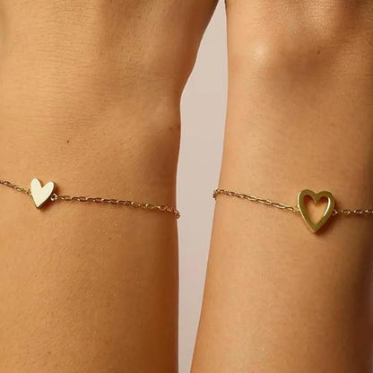 Moeder & Dochter Hartjes Armbanden