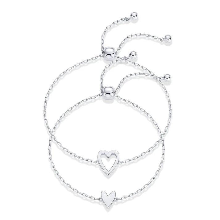 Moeder & Dochter Hartjes Armbanden