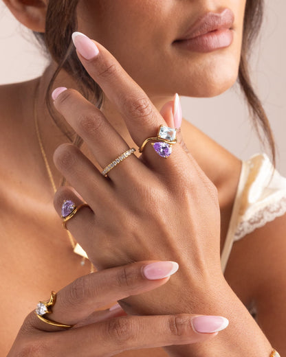 Aurora Geboortesteen Ring