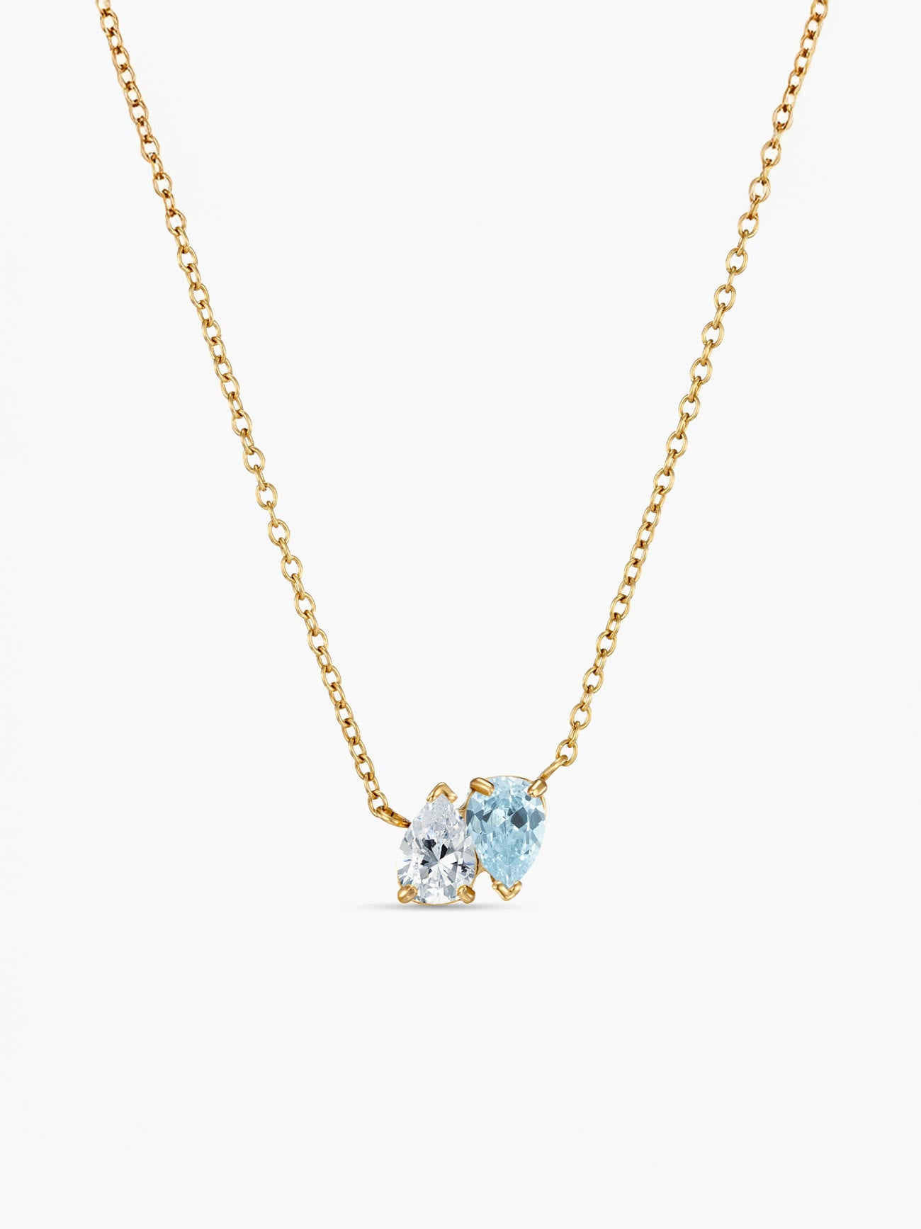 Goud roze blauw