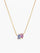 Forever Duo Geboortesteen Ketting