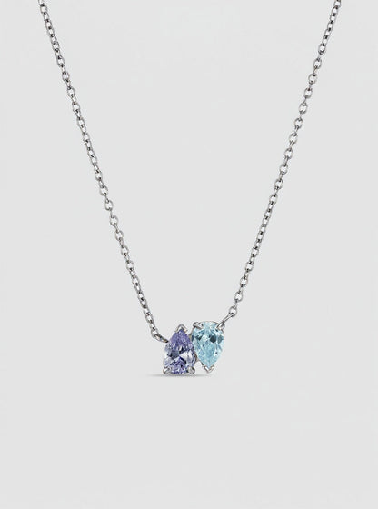 Zilver lavendel blauw