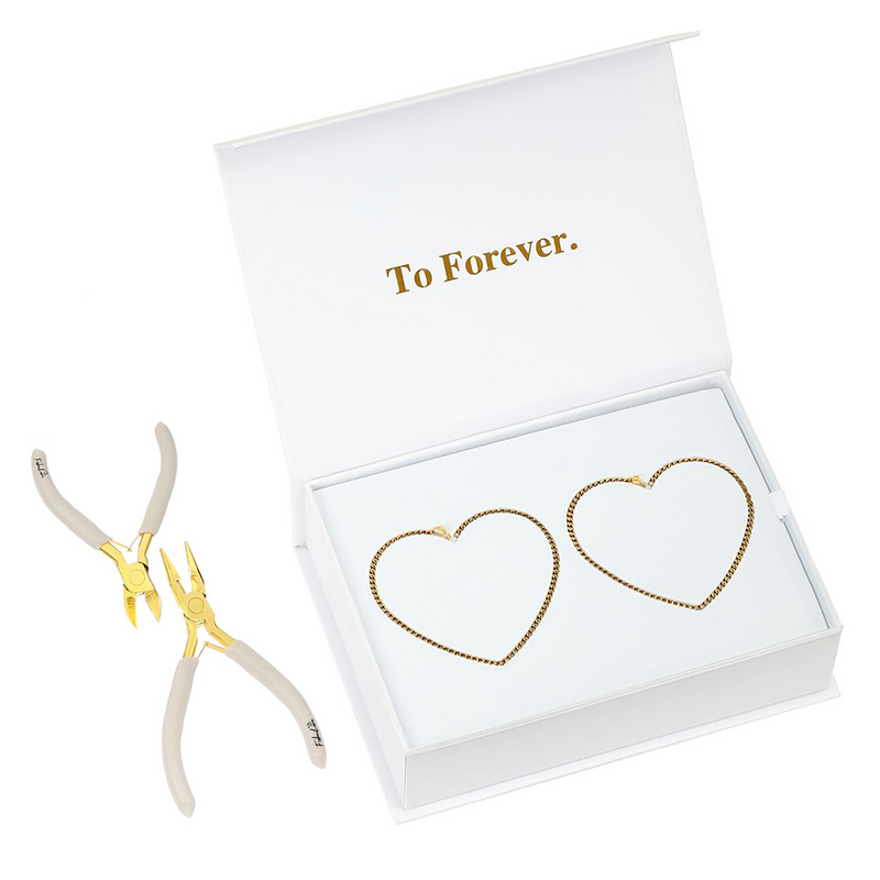 Permanente armband kit goud