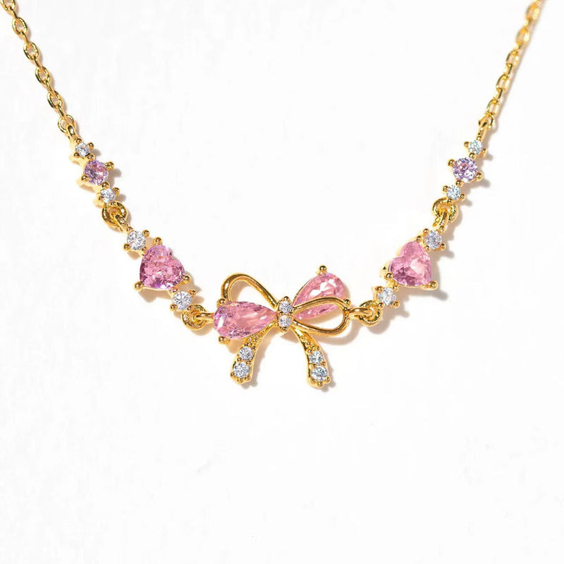 Gold bow bracelet
