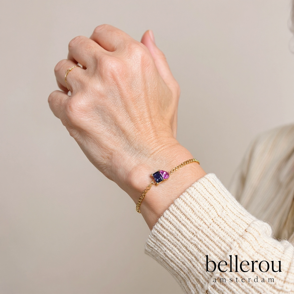 Forever Duo Geboortesteen Armband