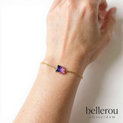 Forever Duo Geboortesteen Armband