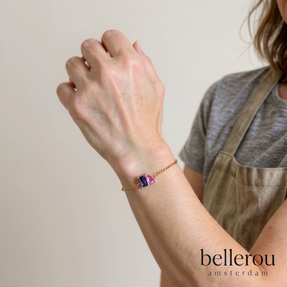 Forever Duo Geboortesteen Armband