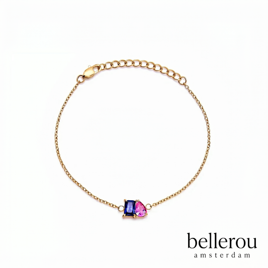 Forever Duo Geboortesteen Armband
