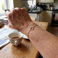 Klantfoto Matching Hearts armbanden