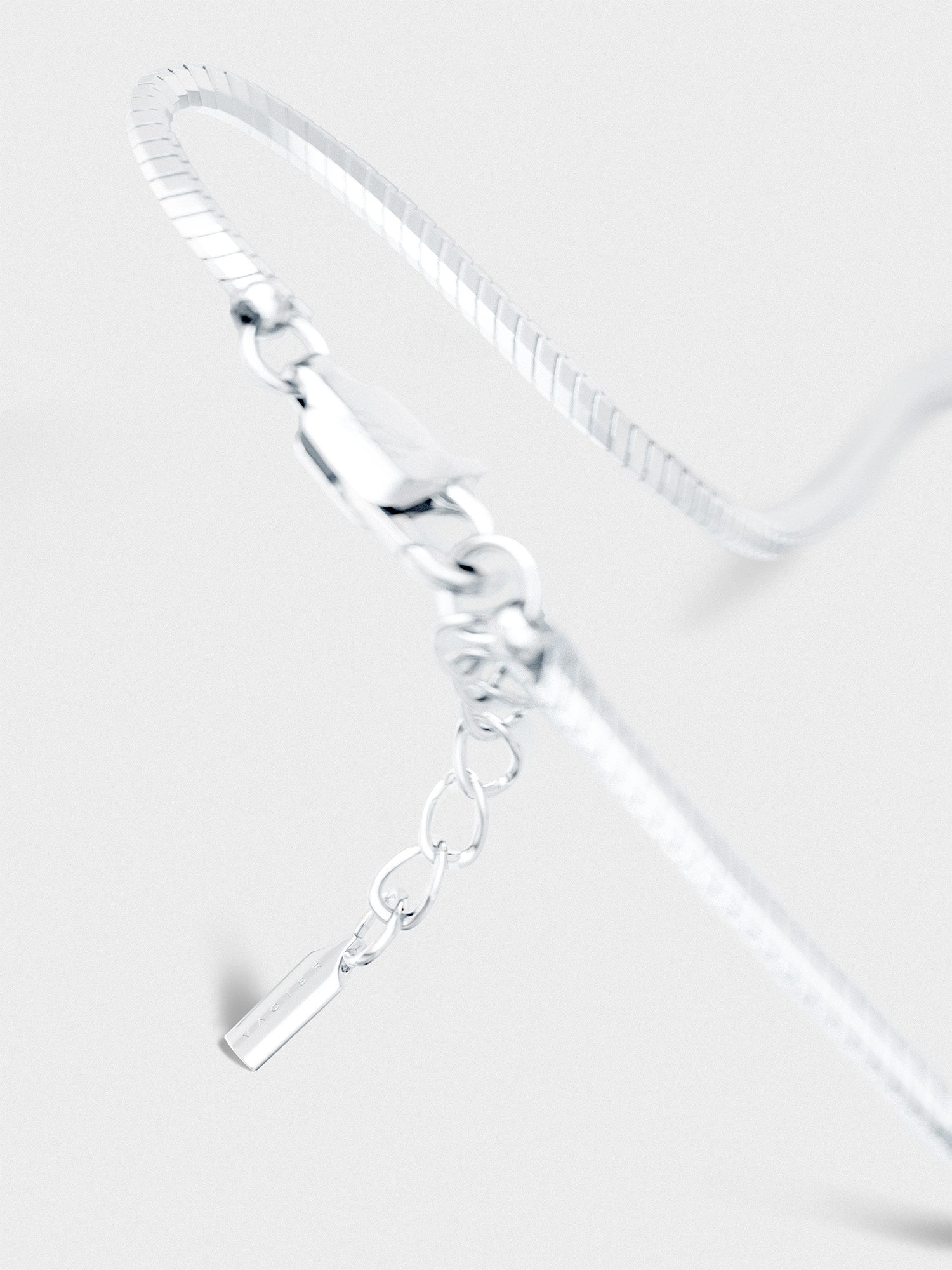 Octangle Chain Bracelet in Silver
