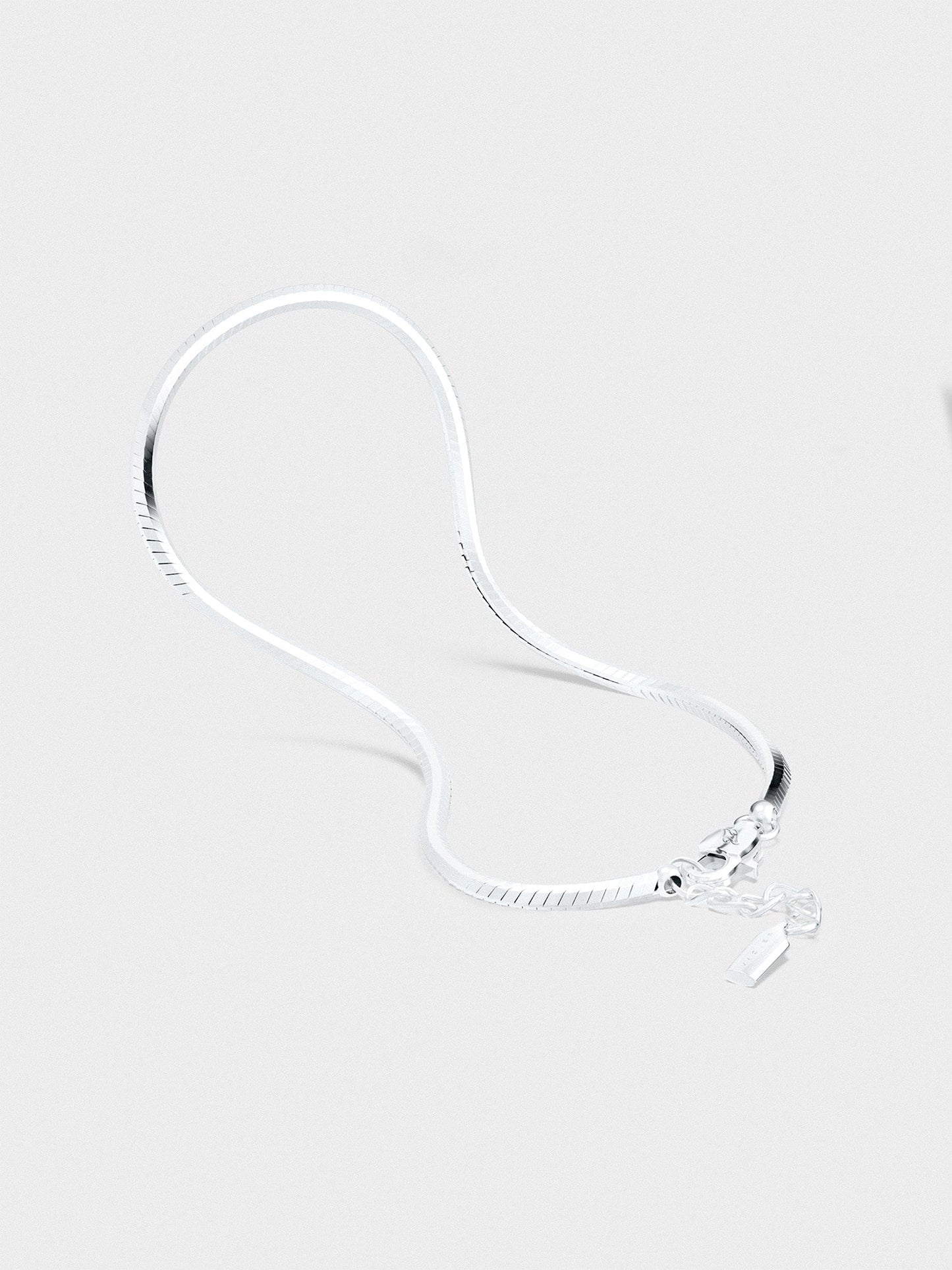 Octangle Chain Bracelet in Silver