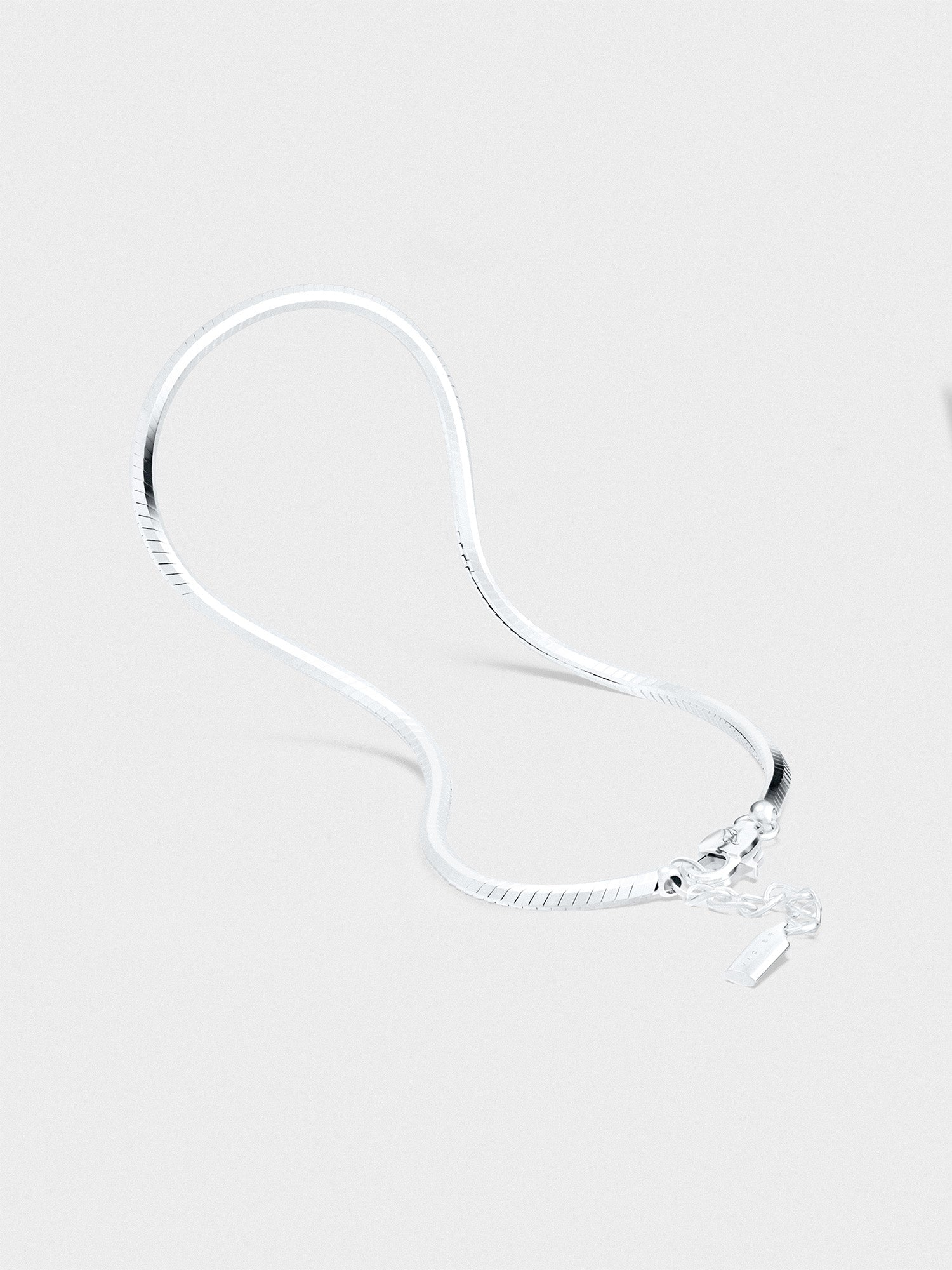 Octangle Chain Bracelet in Silver