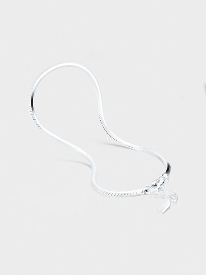 Octangle Chain Bracelet in Silver