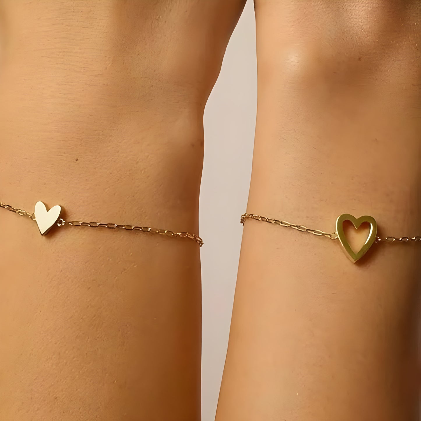 Moeder & Dochter Hartjes Armbanden