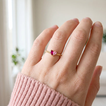 Handgemaakte Geboortesteen Ring