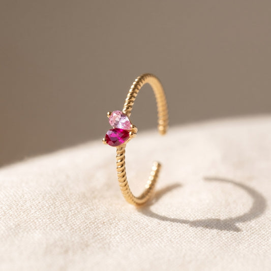 Handgemaakte Geboortesteen Ring