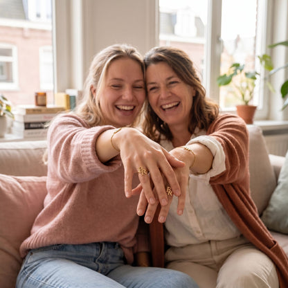 Handgemaakte Letterring